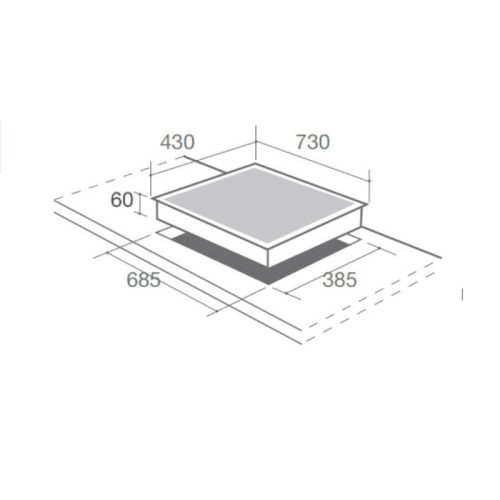 Kich thuoc lap dat bep tu doi canzy czi 9979 plus lap am