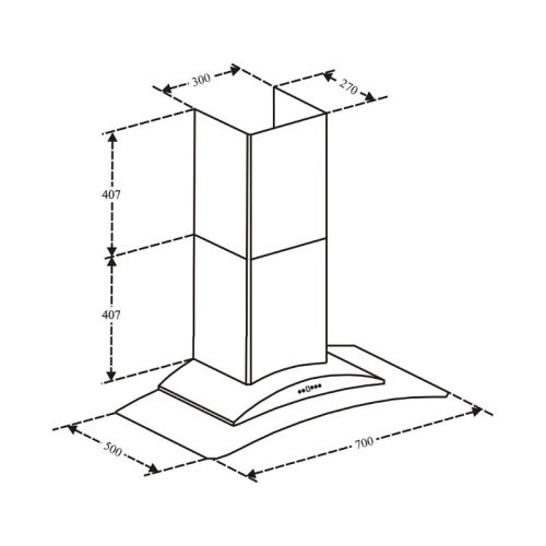 kich thuoc amay hut mui canzy cz deluxe70