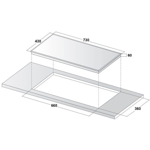 kich thuoc bep gas am canzy cz 662
