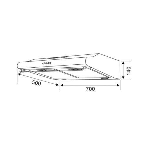 kich thuoc may hut mui am tu canzy cz c507b