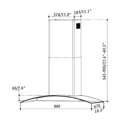 kich thuoc may hut mui ap tuong canzy cz 1890
