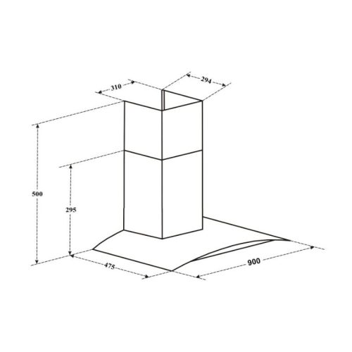 kich thuoc may hut mui ap tuong canzy cz 90bds
