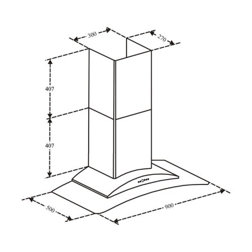 kich thuoc may hut mui canzy cz deluxe90