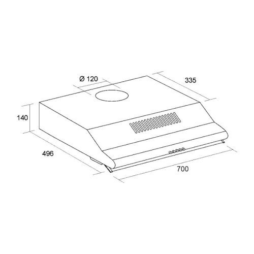 kich thuoc may hut mui co dien canzy cz 70wy